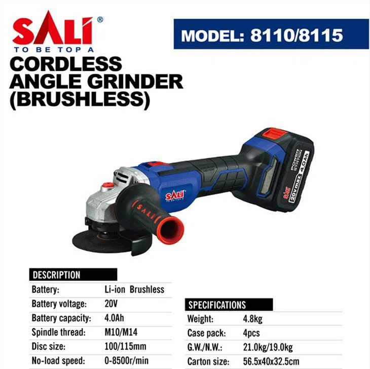 20V Cordless Angle Grinder  (2)