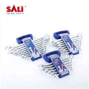 SALI 9 Pcs Combinación Spanner Set De grado industrial Juego de llaves de mano Uso para el hogar